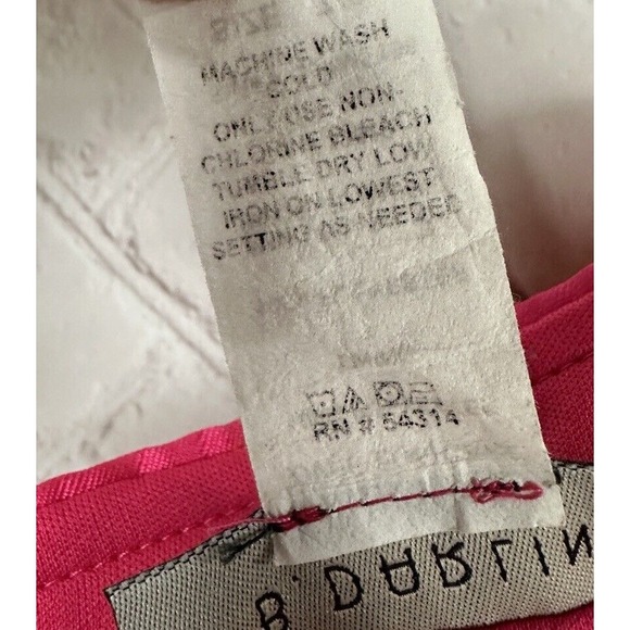 B Darlin Fuchsia Strapless Floral Gown Prom Formal Short Dance‎ Dress Sz 7 8 EUC - Picture 5 of 6